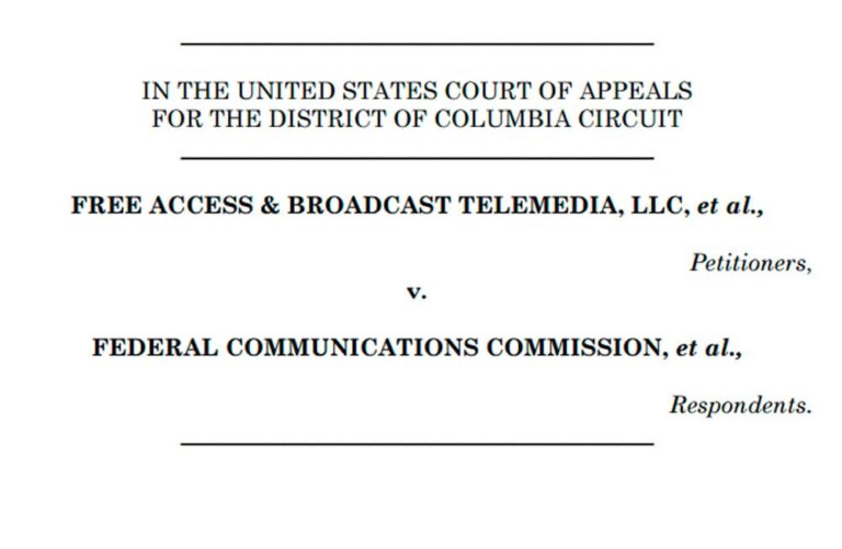 Free Access & Broadcast Telemedia Files Response to FCC Nov. 14 Brief