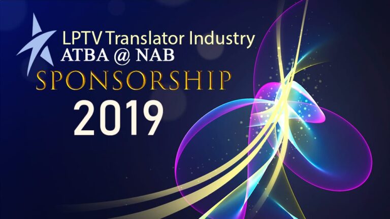 ATBA LPTV 2019 Sponsorship Opportunities during NAB